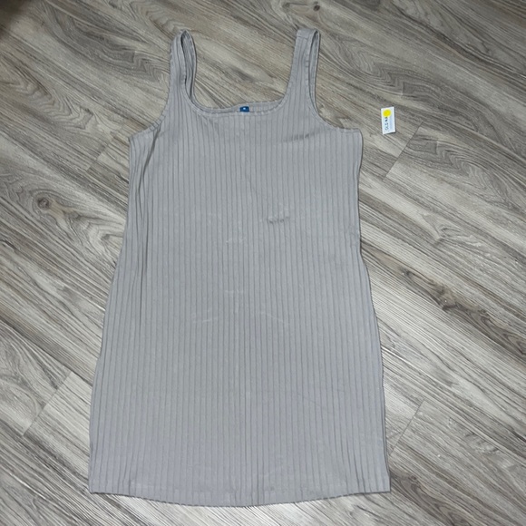 Old Navy Dresses & Skirts - Old Navy Gray Ribbed Dress